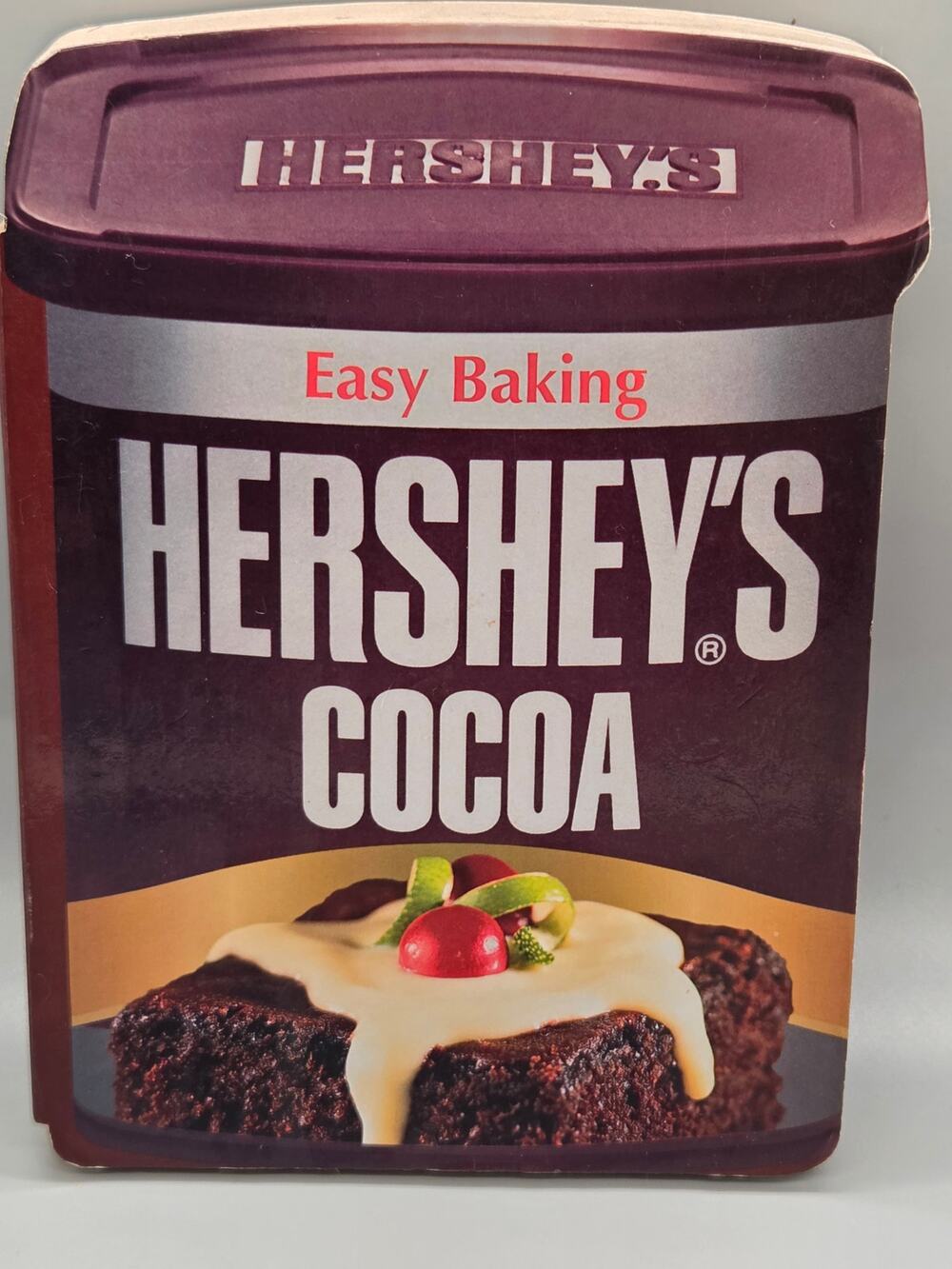 Vintage Easy Baking with Hershey's Cocoa Novelty Cookbook